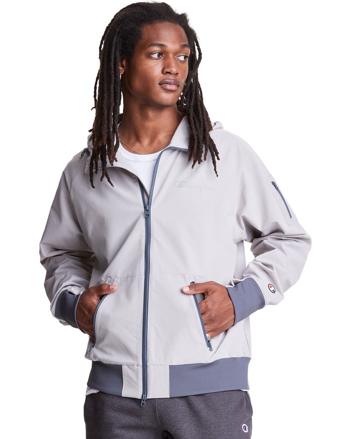 Champion Defender Series Full Zip Hoodie Heren - Grijs - Belgie 3148LIGAP